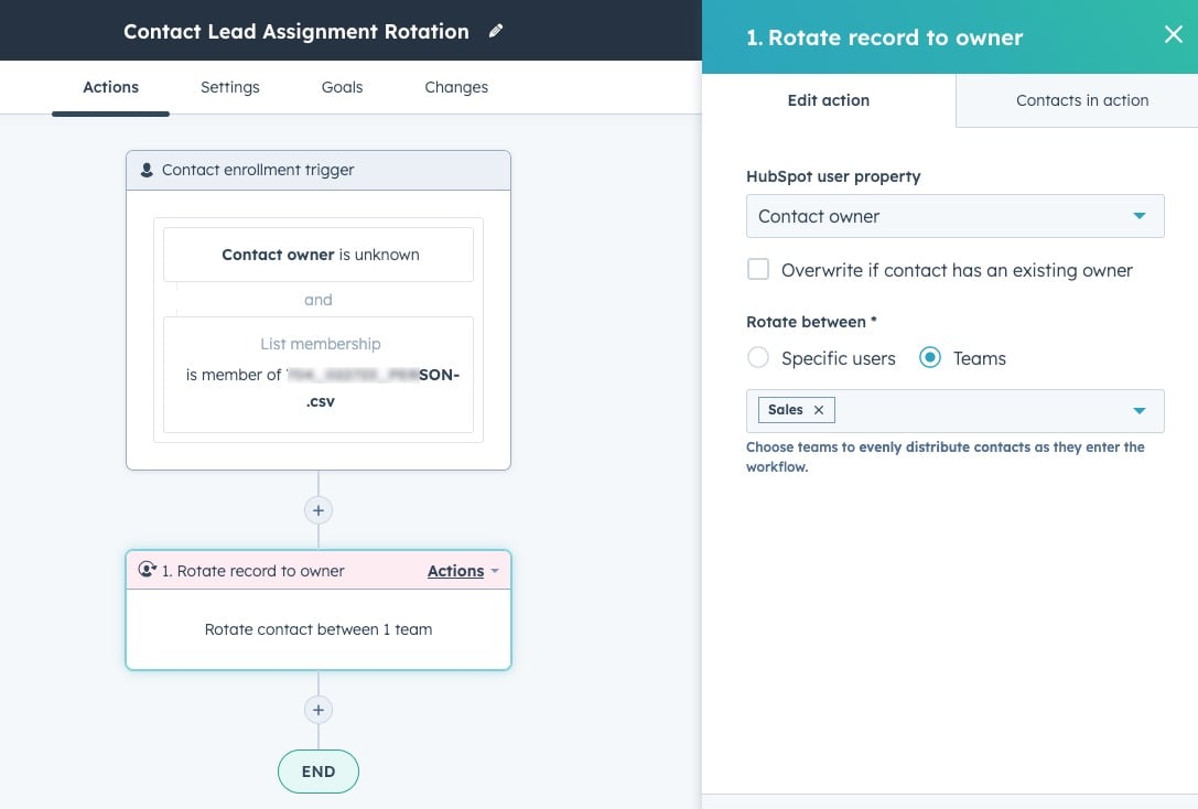 lead assignment hubspot